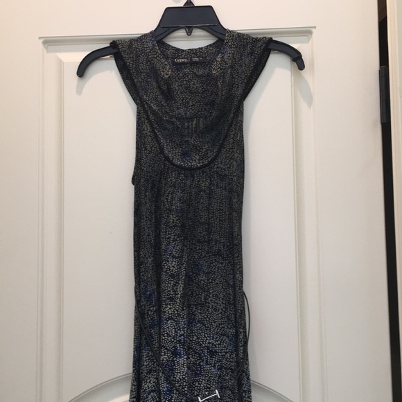 Gypsy05 high low printed dress w belt - Picture 4 of 7